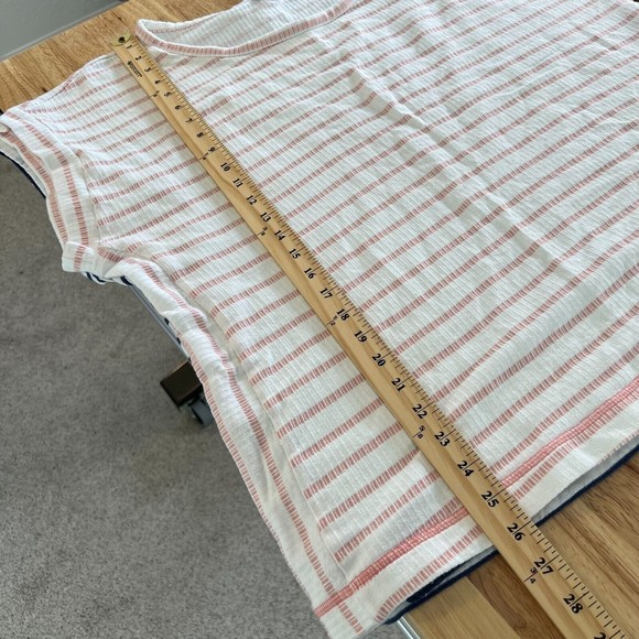 T by Talbots Striped Short Sleeve Shirts Casual Top White Plus Size 3X *Lot of 2 - Picture 13 of 14